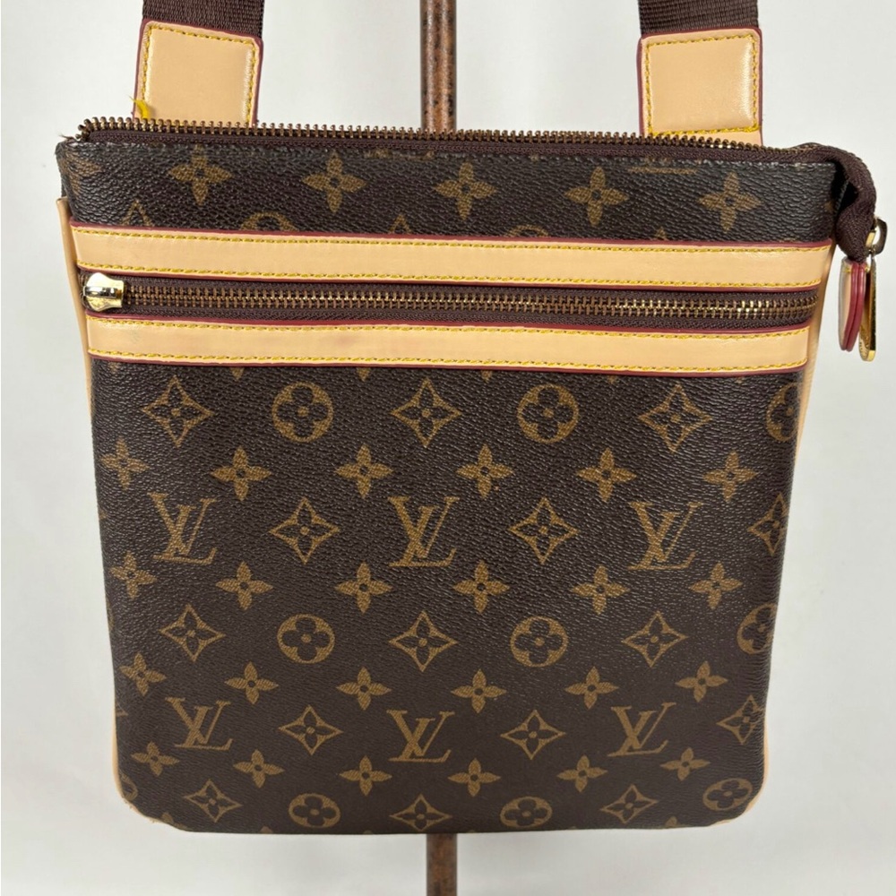 Brown Monogram Crossbody Bag